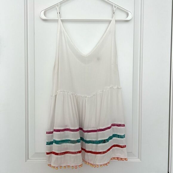 entro Tops - Entro layered Pom tank top L